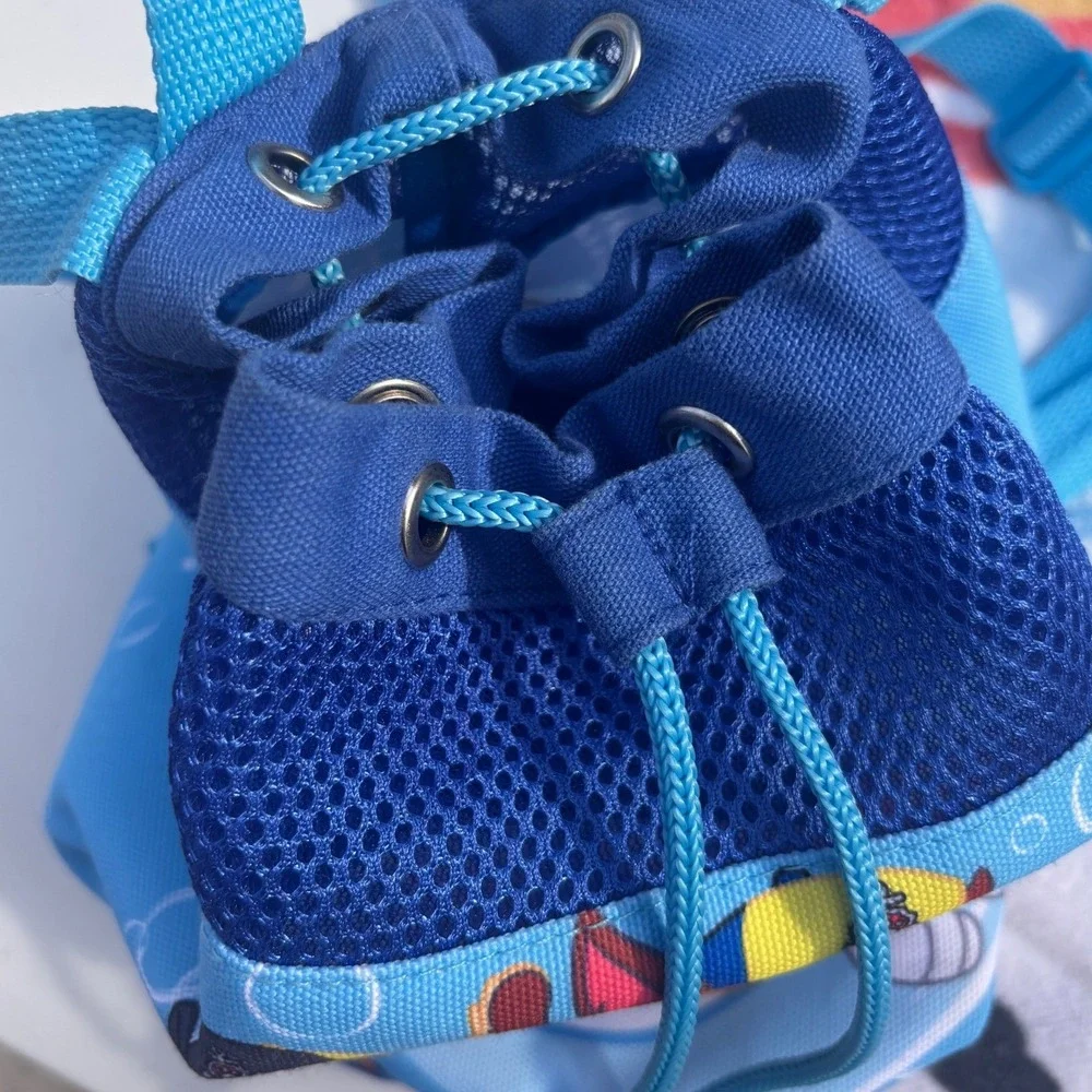 Paw Patrol Beach Towel and Backpack Set Kids Blue Make Some Waves